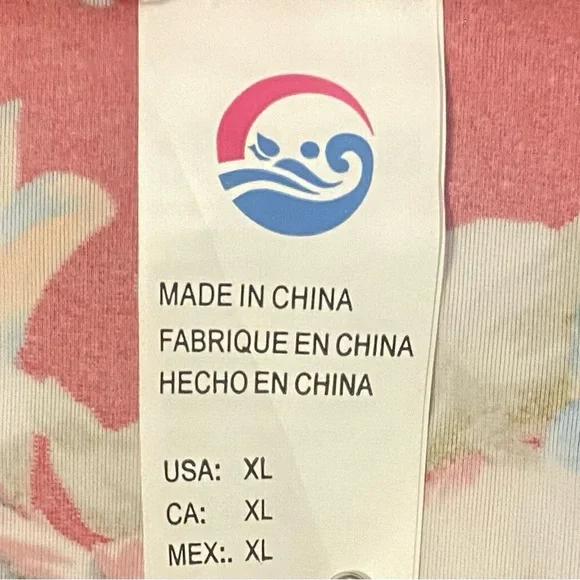 🏊🏼‍♀️ ✨3 for $25 NWOT Floral 2 piece Swim Wear Suit. Color: Multi-Red. Size:XL - Picture 2 of 6